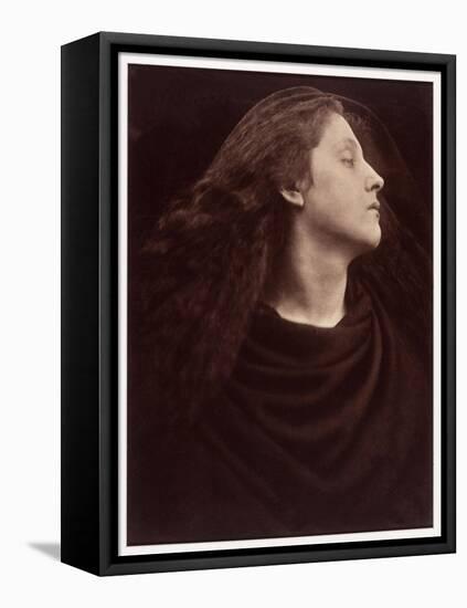Portrait of Mary Hillier, C.1865/75-Julia Margaret Cameron-Framed Premier Image Canvas
