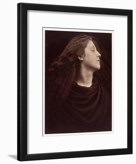 Portrait of Mary Hillier, C.1865/75-Julia Margaret Cameron-Framed Photographic Print