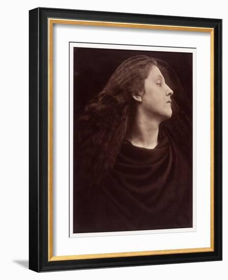 Portrait of Mary Hillier, C.1865/75-Julia Margaret Cameron-Framed Photographic Print