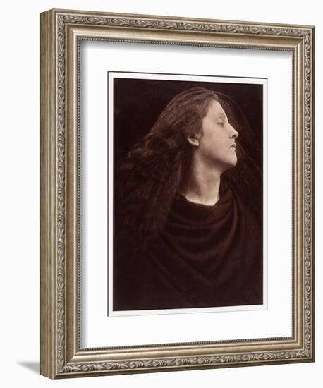 Portrait of Mary Hillier, C.1865/75-Julia Margaret Cameron-Framed Photographic Print