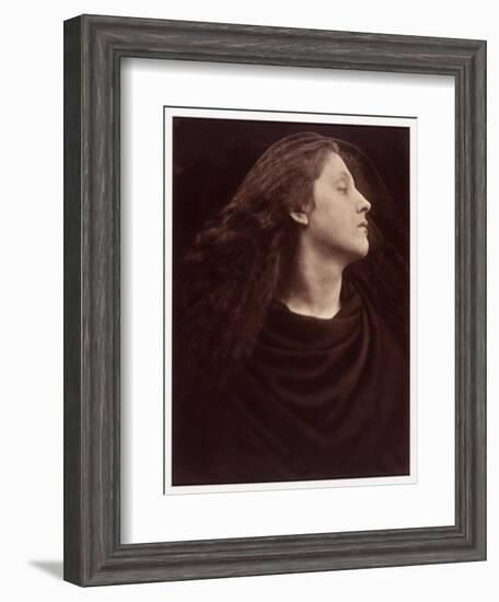 Portrait of Mary Hillier, C.1865/75-Julia Margaret Cameron-Framed Photographic Print