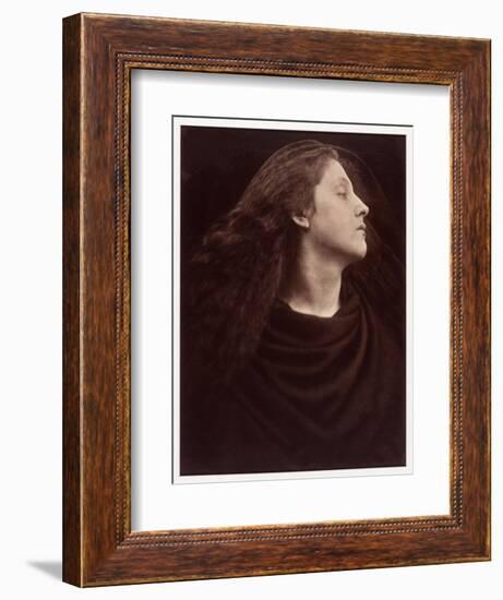 Portrait of Mary Hillier, C.1865/75-Julia Margaret Cameron-Framed Photographic Print