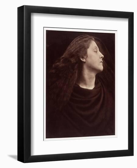 Portrait of Mary Hillier, C.1865/75-Julia Margaret Cameron-Framed Photographic Print