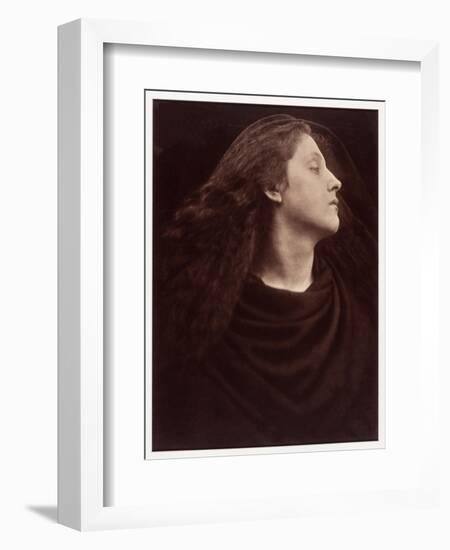 Portrait of Mary Hillier, C.1865/75-Julia Margaret Cameron-Framed Photographic Print