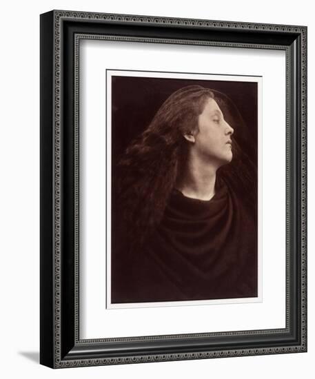 Portrait of Mary Hillier, C.1865/75-Julia Margaret Cameron-Framed Photographic Print