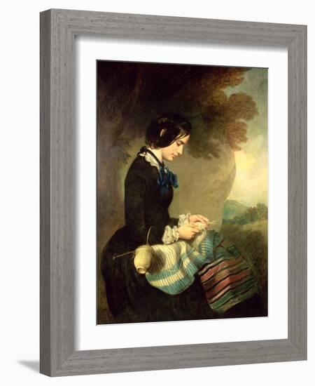 Portrait of Mary Isabella Grant-Sir Francis Grant-Framed Giclee Print