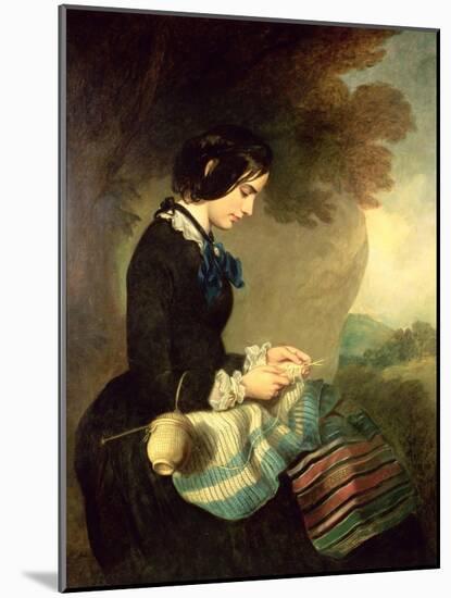 Portrait of Mary Isabella Grant-Sir Francis Grant-Mounted Giclee Print