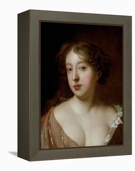 Portrait of Mary 'Moll' Davies (Fl.1663-69)-Sir Peter Lely-Framed Premier Image Canvas