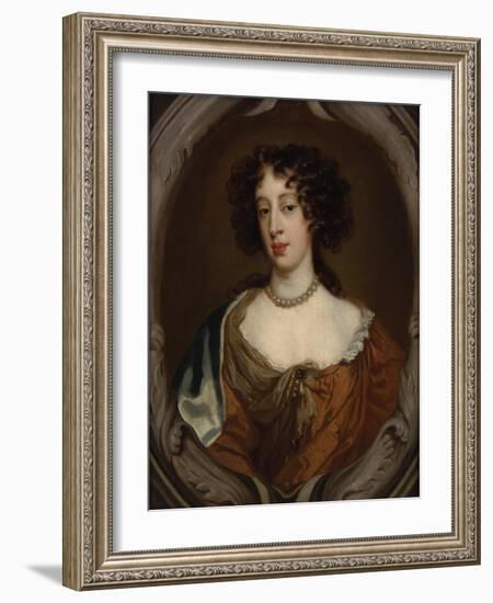 Portrait of Mary of Modena, Duchess of York-Sir Peter Lely-Framed Giclee Print