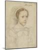 Portrait of Mary, Queen of Scots, C.1549-Francois Clouet-Mounted Giclee Print