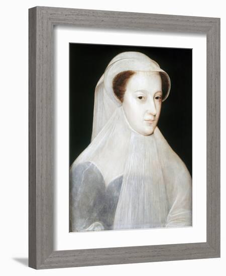 Portrait of Mary, Queen of Scots-Francois Clouet-Framed Giclee Print