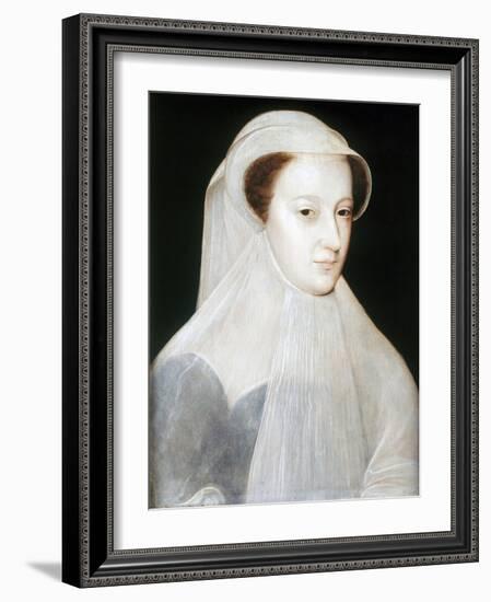 Portrait of Mary, Queen of Scots-Francois Clouet-Framed Giclee Print