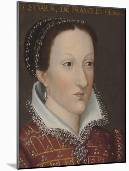 Portrait of Mary Queen of Scots-Francois Clouet-Mounted Giclee Print