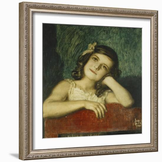 Portrait of Mary, the Artist's Daughter-Franz von Stuck-Framed Giclee Print