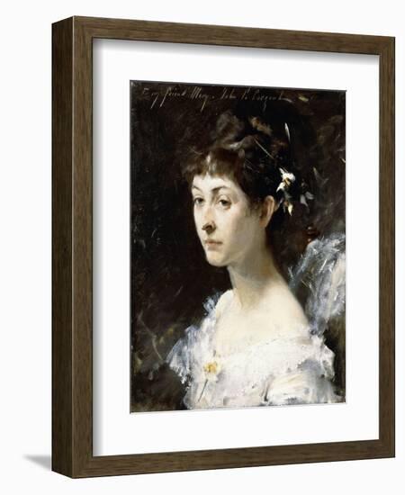 Portrait of Mary Turner Austin, C.1878-John Singer Sargent-Framed Giclee Print