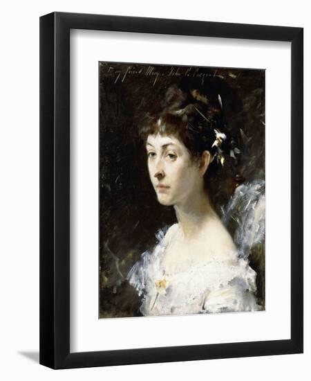 Portrait of Mary Turner Austin, C.1878-John Singer Sargent-Framed Giclee Print