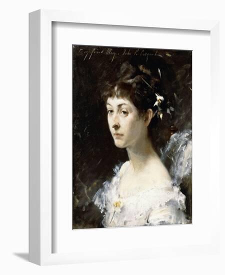 Portrait of Mary Turner Austin, C.1878-John Singer Sargent-Framed Giclee Print