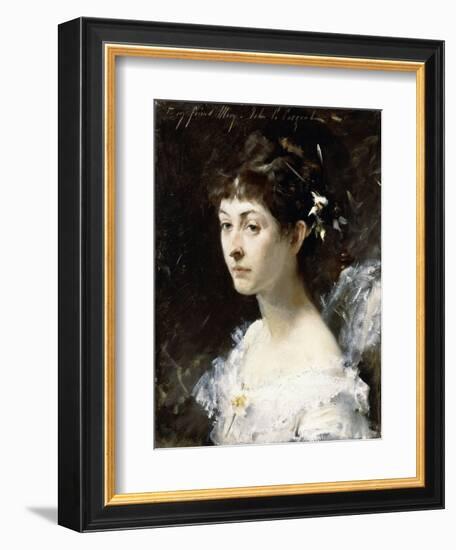 Portrait of Mary Turner Austin, C.1878-John Singer Sargent-Framed Giclee Print