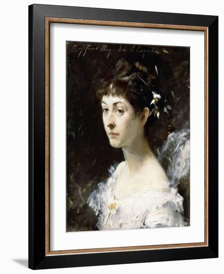 Portrait of Mary Turner Austin, C.1878-John Singer Sargent-Framed Giclee Print