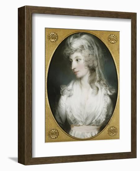 Portrait of Mary Wood-John Russell-Framed Giclee Print