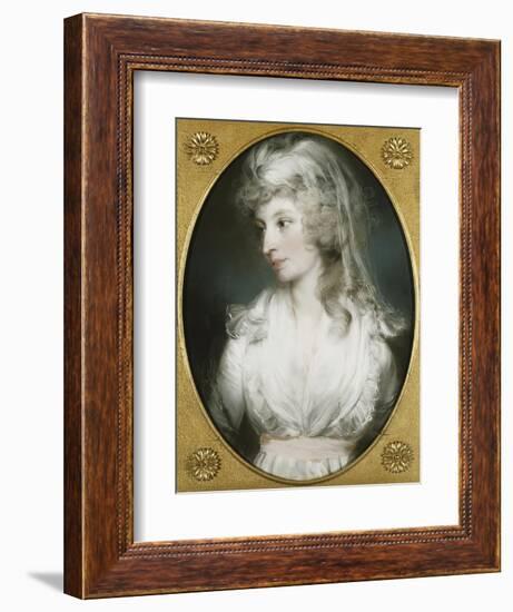 Portrait of Mary Wood-John Russell-Framed Giclee Print