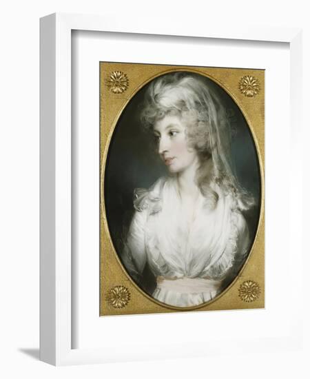 Portrait of Mary Wood-John Russell-Framed Giclee Print