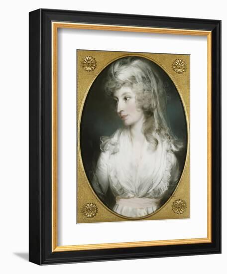 Portrait of Mary Wood-John Russell-Framed Giclee Print