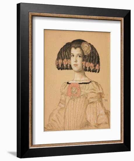 Portrait of Mary-Franz von Stuck-Framed Giclee Print