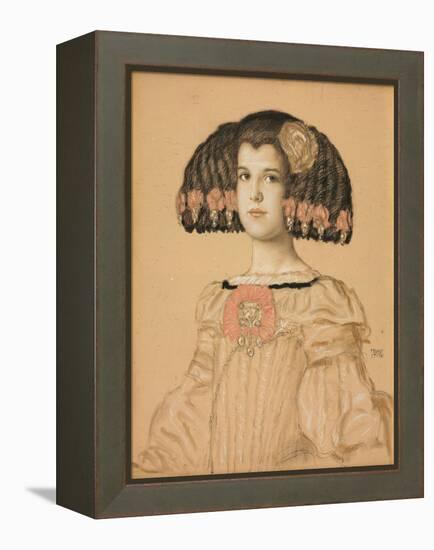 Portrait of Mary-Franz von Stuck-Framed Premier Image Canvas