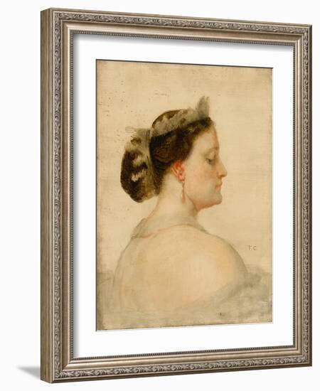 Portrait of Mathilde Bonaparte (1820-190), Princesse Française-Thomas Couture-Framed Giclee Print