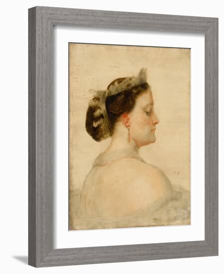 Portrait of Mathilde Bonaparte (1820-190), Princesse Française-Thomas Couture-Framed Giclee Print