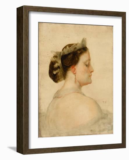 Portrait of Mathilde Bonaparte (1820-190), Princesse Française-Thomas Couture-Framed Giclee Print