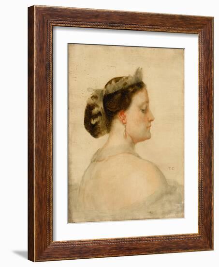 Portrait of Mathilde Bonaparte (1820-190), Princesse Française-Thomas Couture-Framed Giclee Print