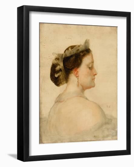 Portrait of Mathilde Bonaparte (1820-190), Princesse Française-Thomas Couture-Framed Giclee Print