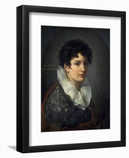 Portrait of Matilde Mazenchini-Vincenzo Camuccini-Framed Giclee Print