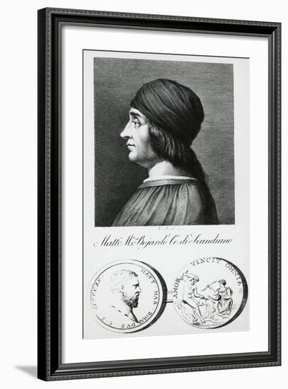 Portrait of Matteo Maria Boiardo-null-Framed Giclee Print