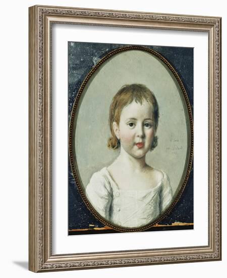Portrait of Matthew Robinson Boulton, Bust Length Aged 3-Jean-Etienne Liotard-Framed Giclee Print