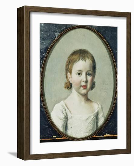 Portrait of Matthew Robinson Boulton, Bust Length Aged 3-Jean-Etienne Liotard-Framed Giclee Print