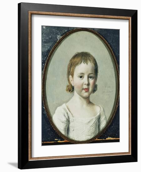 Portrait of Matthew Robinson Boulton, Bust Length Aged 3-Jean-Etienne Liotard-Framed Giclee Print