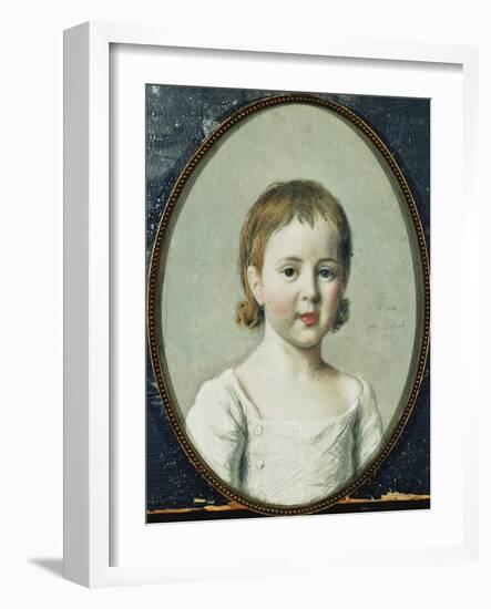 Portrait of Matthew Robinson Boulton, Bust Length Aged 3-Jean-Etienne Liotard-Framed Giclee Print