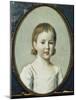 Portrait of Matthew Robinson Boulton, Bust Length Aged 3-Jean-Etienne Liotard-Mounted Giclee Print