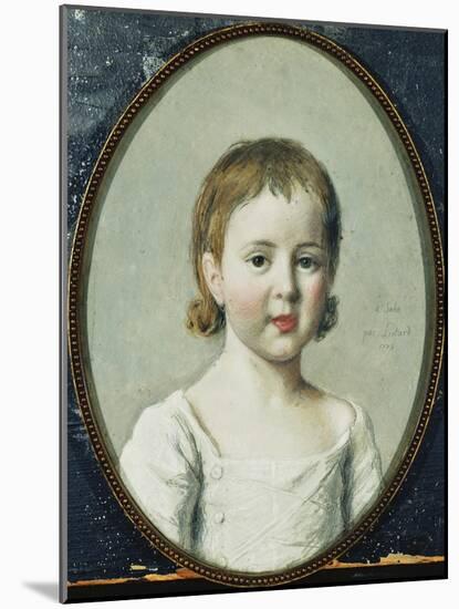 Portrait of Matthew Robinson Boulton, Bust Length Aged 3-Jean-Etienne Liotard-Mounted Giclee Print