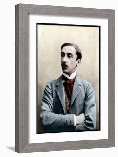 Portrait of Maurice Barres (1862-1923), French novelist, journalist, and socialist politician-French Photographer-Framed Giclee Print