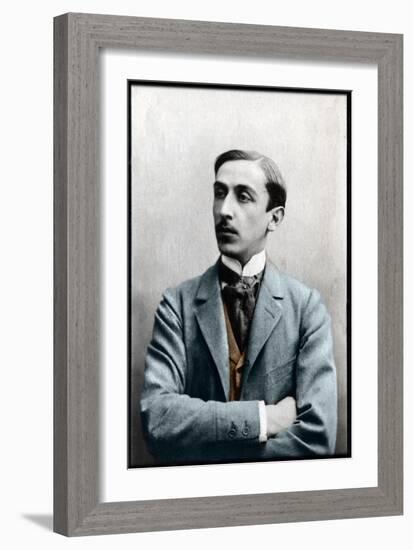 Portrait of Maurice Barres (1862-1923), French novelist, journalist, and socialist politician-French Photographer-Framed Giclee Print