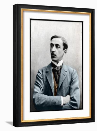 Portrait of Maurice Barres (1862-1923), French novelist, journalist, and socialist politician-French Photographer-Framed Giclee Print