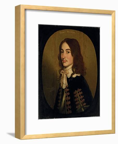 Portrait of Maurice of Nassau, Prince of Orange, 1643-Gerrit van Honthorst-Framed Giclee Print