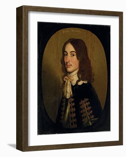 Portrait of Maurice of Nassau, Prince of Orange, 1643-Gerrit van Honthorst-Framed Giclee Print