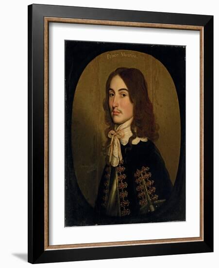 Portrait of Maurice of Nassau, Prince of Orange, 1643-Gerrit van Honthorst-Framed Giclee Print