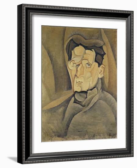 Portrait of Maurice Raynal 1911-Juan Gris-Framed Giclee Print