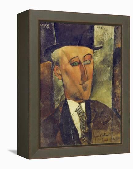 Portrait of Max Jacob, 1916-Amedeo Modigliani-Framed Premier Image Canvas